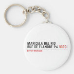Maricela del Rio Rue de Flandre 94  Keychains
