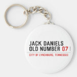 Jack Daniels Old Number  Keychains