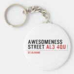 awesomeness street  Keychains