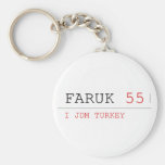 FARUK  Keychains