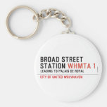 BROAD STREET STATION  Keychains