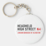 Headheld High Street  Keychains