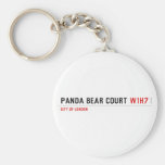 PANDA BEAR COURT  Keychains