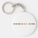 Electroforesis Capilar  Keychains