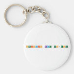 Periodic Name Project  Keychains