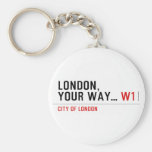 London, your way...  Keychains