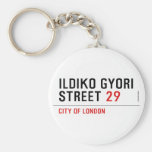 Ildiko Gyori Street  Keychains