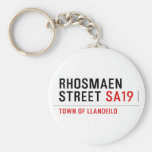 Rhosmaen Street  Keychains