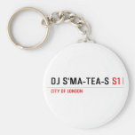 dj s'ma-tea-s  Keychains