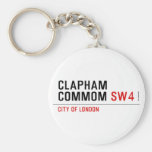 Clapham Commom  Keychains