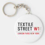 Textile Street  Keychains