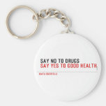  Say no to drugs   Keychains