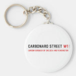 Carbonaro street  Keychains