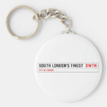 SOUTH LONDON'S FINEST   Keychains
