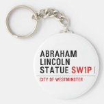 abraham lincoln statue  Keychains
