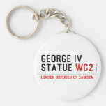 george iv statue  Keychains