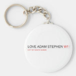 Love adam stephen  Keychains