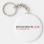 buffalo creek rd.  Keychains