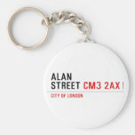 Alan  Street  Keychains