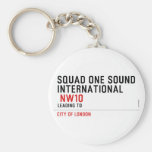 SQUAD ONE SOUND INTERNATIONAL   Keychains