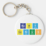 baby
 genius  Keychains
