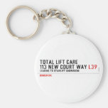 Total Lift Care 113 New Court Way  Keychains