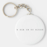 Be calm and do science  Keychains