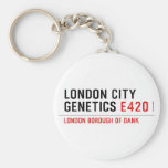 LONDON city genetics  Keychains