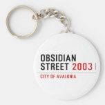 Obsidian Street  Keychains