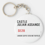 CASTLE  JULIAN ASSANGE    Keychains