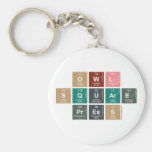Owl
 Square
 Press  Keychains
