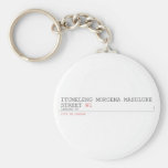 ITUMELENG MOKOENA MASULUKE  Street  Keychains