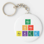no 
 one 
 asked  Keychains