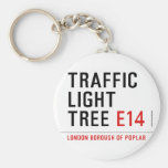 traffic light tree  Keychains