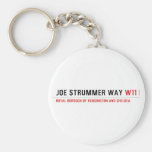 Joe Strummer Way  Keychains