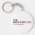 221B BAKER STREET  Keychains