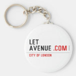 LET  AVENUE  Keychains