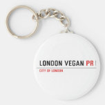London vegan  Keychains
