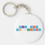 Feliz dia 
 do Quimico  Keychains