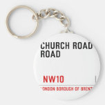 CHURCH ROAD ROAD      Keychains