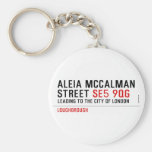 Aleia Mccalman Street  Keychains