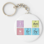 I AM
 N|erdy  Keychains