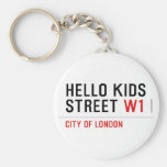 Hello kids  Street  Keychains
