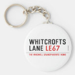 whitcrofts lane  Keychains