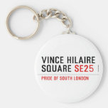 Vince hilaire Square  Keychains