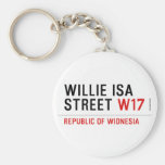 willie isa Street  Keychains