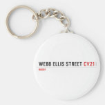 Webb Ellis Street  Keychains