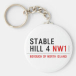 stable hill 4  Keychains