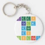 KEEP 
 CALM
 AND 
 DO 
 BIOLOGY  Keychains