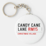 Candy Cane Lane  Keychains